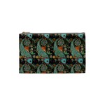 Pattern Background Fish Wallpaper Cosmetic Bag (Small)  Front