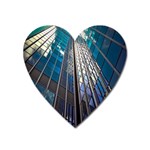 Architecture Skyscraper Heart Magnet Front