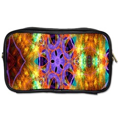 Kaleidoscope Pattern Ornament Toiletries Bags 2-side by Celenk