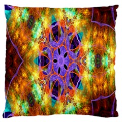 Kaleidoscope Pattern Ornament Large Cushion Case (two Sides)