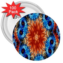 Alchemy Kaleidoscope Pattern 3  Buttons (100 Pack)  by Celenk