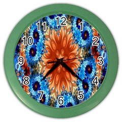 Alchemy Kaleidoscope Pattern Color Wall Clocks by Celenk