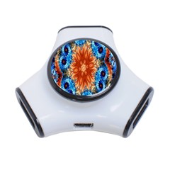 Alchemy Kaleidoscope Pattern 3-port Usb Hub by Celenk