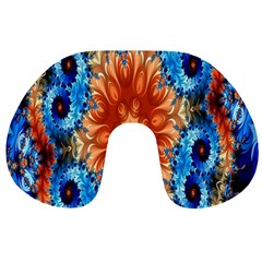 Alchemy Kaleidoscope Pattern Travel Neck Pillows by Celenk