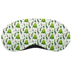 Watercolor Christmas Tree Sleeping Masks