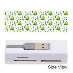 Watercolor Christmas Tree Memory Card Reader (Stick) 