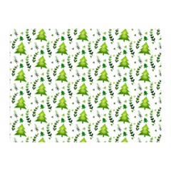 Watercolor Christmas Tree Double Sided Flano Blanket (mini)  by patternstudio