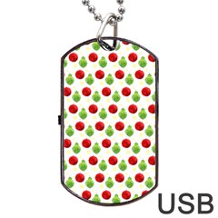 Watercolor Ornaments Dog Tag Usb Flash (one Side) by patternstudio