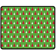 Christmas Tree Fleece Blanket (medium)  by patternstudio