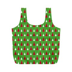 Christmas Tree Full Print Recycle Bags (m)  by patternstudio