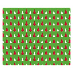 Christmas Tree Double Sided Flano Blanket (small)  by patternstudio