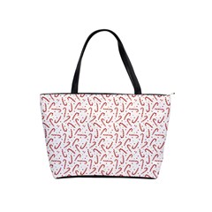 Candy Cane Shoulder Handbags by patternstudio