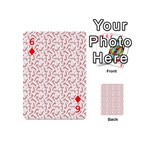 Candy Cane Playing Cards 54 (Mini)  Front - Diamond6