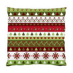 Christmas Spirit Pattern Standard Cushion Case (two Sides) by patternstudio