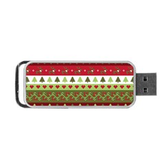 Christmas Spirit Pattern Portable Usb Flash (one Side) by patternstudio