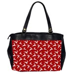 Red Reindeers Office Handbags (2 Sides)  Back