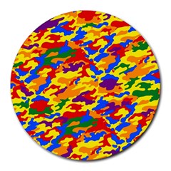 Homouflage Gay Stealth Camouflage Round Mousepads by PodArtist