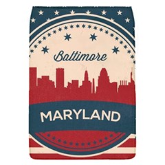 Retro Baltimore Maryland Skyline Flap Covers (s)  by Bigfootshirtshop