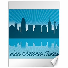 San Antonio Texas Skyline Canvas 18  X 24   by Bigfootshirtshop