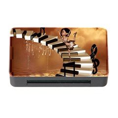 Cute Little Girl Dancing On A Piano Memory Card Reader With Cf by FantasyWorld7