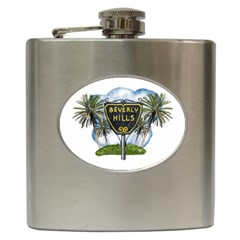 Beverly Hills Hip Flask (6 Oz) by Bigfootshirtshop