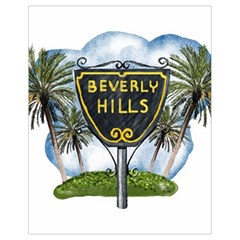 Beverly Hills Drawstring Bag (small) by Bigfootshirtshop