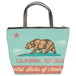 San Francisco Golden Gate Bridge Bucket Bags Back