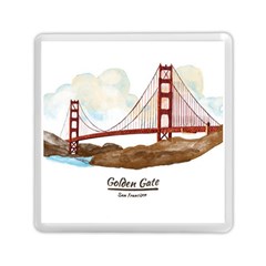 San Francisco Golden Gate Bridge Memory Card Reader (square)  by Bigfootshirtshop