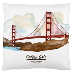 San Francisco Golden Gate Bridge Standard Flano Cushion Case (Two Sides)