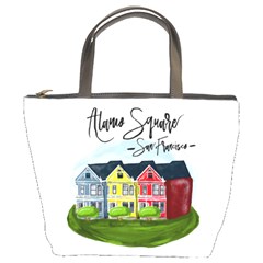 San Francisco Alamo Square Bucket Bags by Bigfootshirtshop