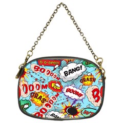 Comic Pattern Chain Purses (one Side) 