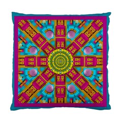 Sunny And Bohemian Sun Shines In Colors Standard Cushion Case (one Side) by pepitasart