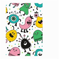 Cute And Fun Monsters Pattern Small Garden Flag (two Sides) by Bigfootshirtshop