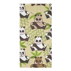 Fun Panda Pattern Shower Curtain 36  X 72  (stall)  by Bigfootshirtshop