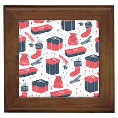 Christmas Gift Sketch Framed Tiles by patternstudio