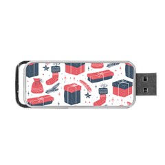 Christmas Gift Sketch Portable Usb Flash (one Side) by patternstudio