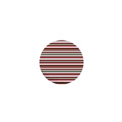 Christmas Stripes Pattern 1  Mini Magnets by patternstudio