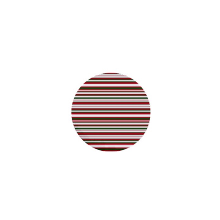 Christmas Stripes Pattern 1  Mini Magnets