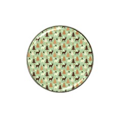 Reindeer Tree Forest Art Hat Clip Ball Marker (4 Pack) by patternstudio