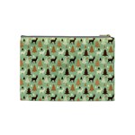 Reindeer Tree Forest Art Cosmetic Bag (Medium)  Back