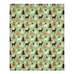 Reindeer Tree Forest Art Shower Curtain 60  X 72  (medium)  by patternstudio