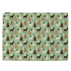 Reindeer Tree Forest Art Cosmetic Bag (xxl)  by patternstudio