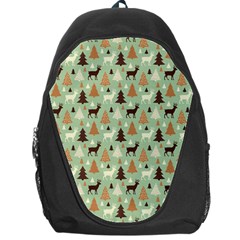 Reindeer Tree Forest Art Backpack Bag by patternstudio