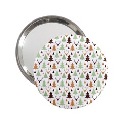 Reindeer Christmas Tree Jungle Art 2 25  Handbag Mirrors by patternstudio