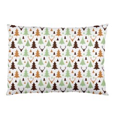 Reindeer Christmas Tree Jungle Art Pillow Case (two Sides) by patternstudio