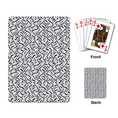 Wavy Intricate Seamless Pattern Design Playing Card by dflcprints