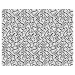 Wavy Intricate Seamless Pattern Design Double Sided Flano Blanket (Medium)  60 x50  Blanket Front