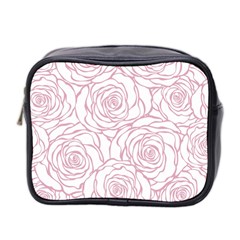 Pink Peonies Mini Toiletries Bag 2-side by NouveauDesign