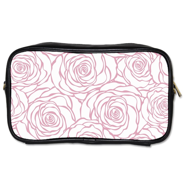 pink peonies Toiletries Bags 2-Side