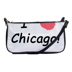 I Heart Chicago  Shoulder Clutch Bags by SeeChicago